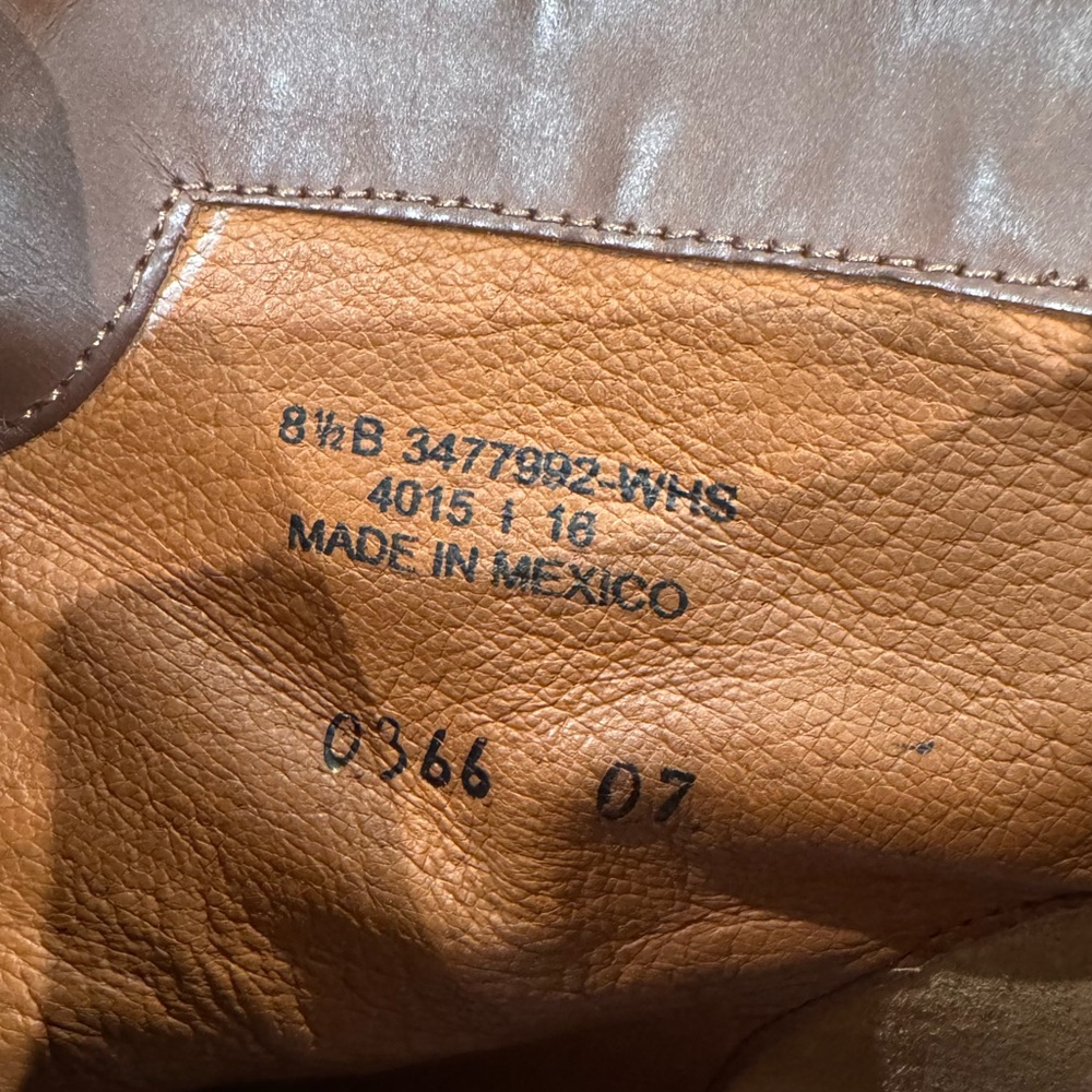 Frye Brown Leather Ankle Boots Booties - Picture 5 of 7